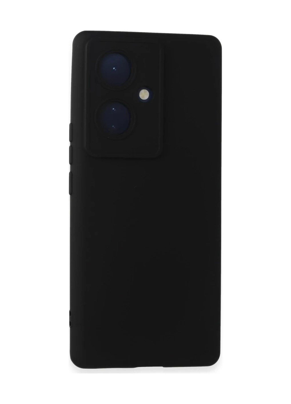 Vivo V29 Lite Uyumlu Kılıf Nano İçi Kadife Silikon - Siyah Belirtilmemiş