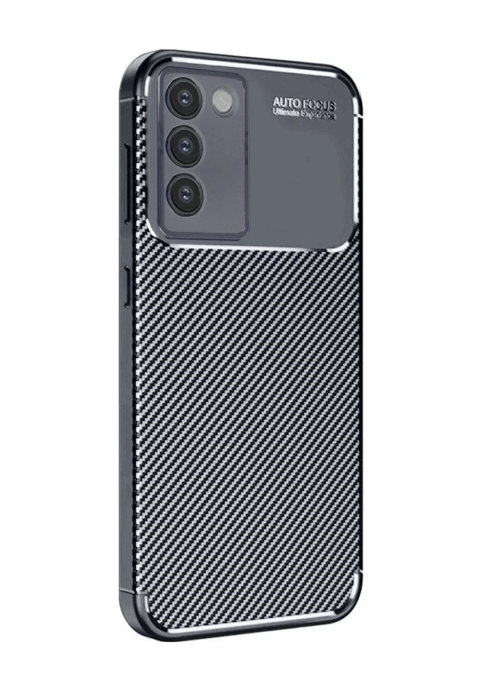 Vivo V30 Lite 4g Uyumlu Kılıf Auto Focus Karbon Kapak - Siyah Belirtilmemiş