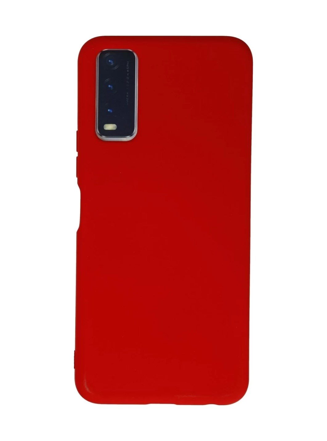 Vivo Y11s Uyumlu Kılıf Nano İçi Kadife Silikon - Kırmızı Belirtilmemiş