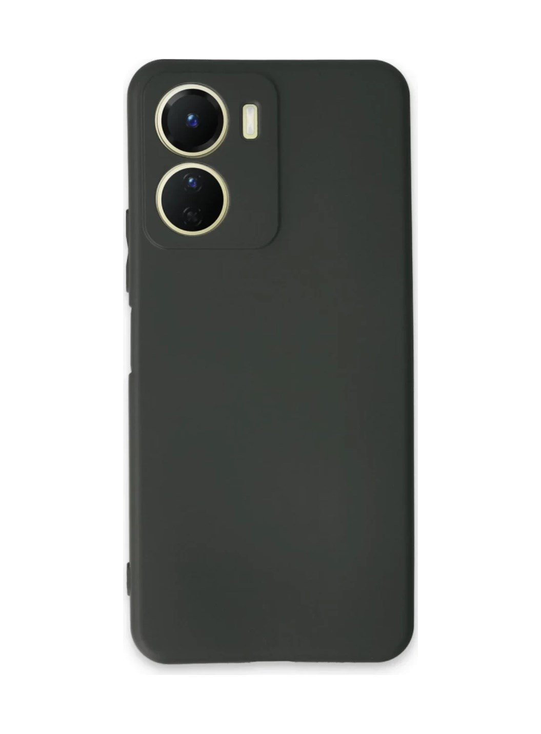 Vivo Y16 Uyumlu Kılıf First Silikon - Koyu Yeşil Belirtilmemiş