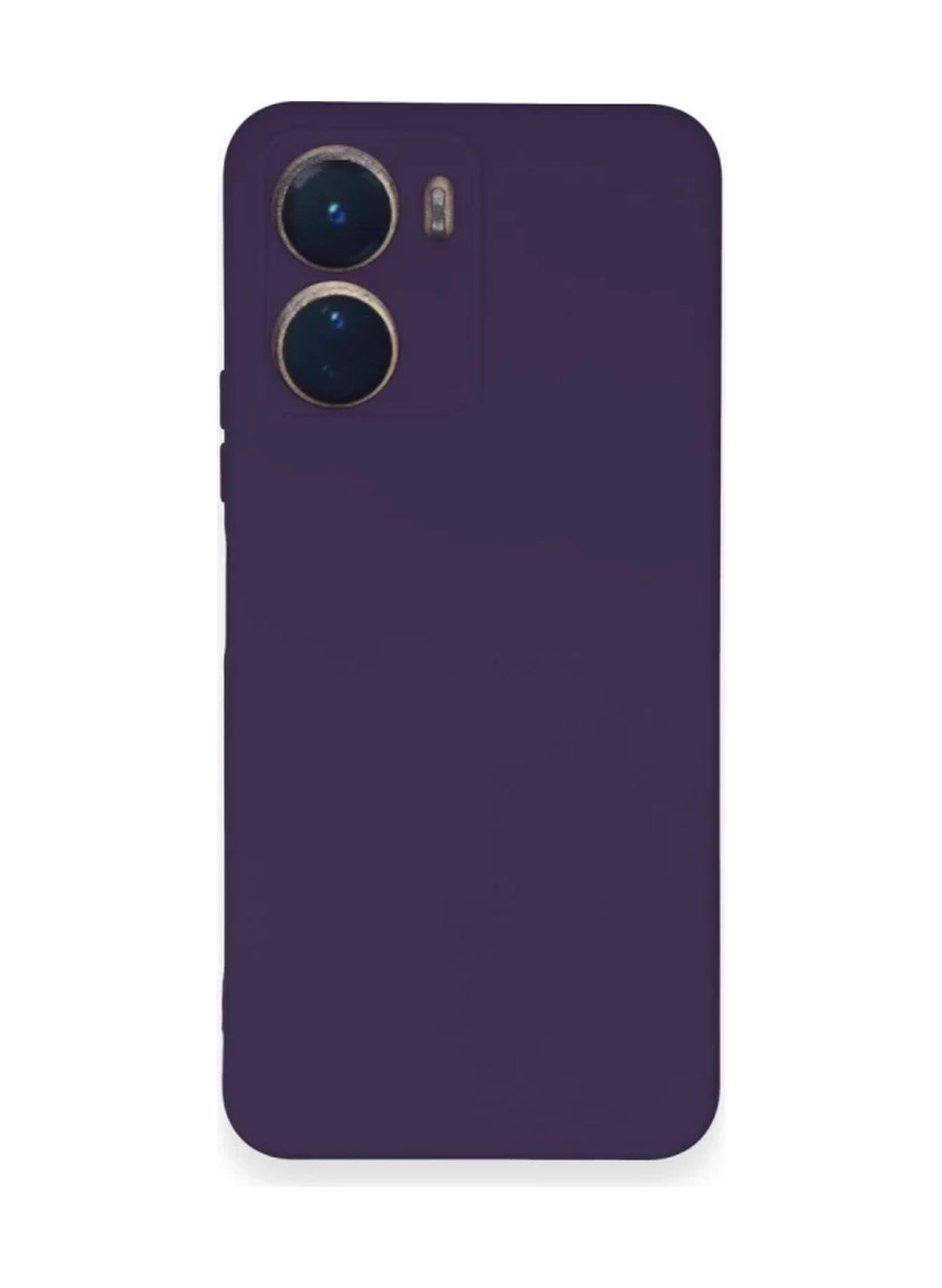 Vivo Y16 Uyumlu Kılıf Nano İçi Kadife Silikon - Mor Belirtilmemiş