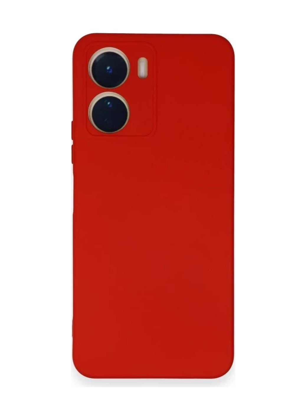 Vivo Y16 Uyumlu Kılıf Nano İçi Kadife Silikon - Kırmızı Belirtilmemiş