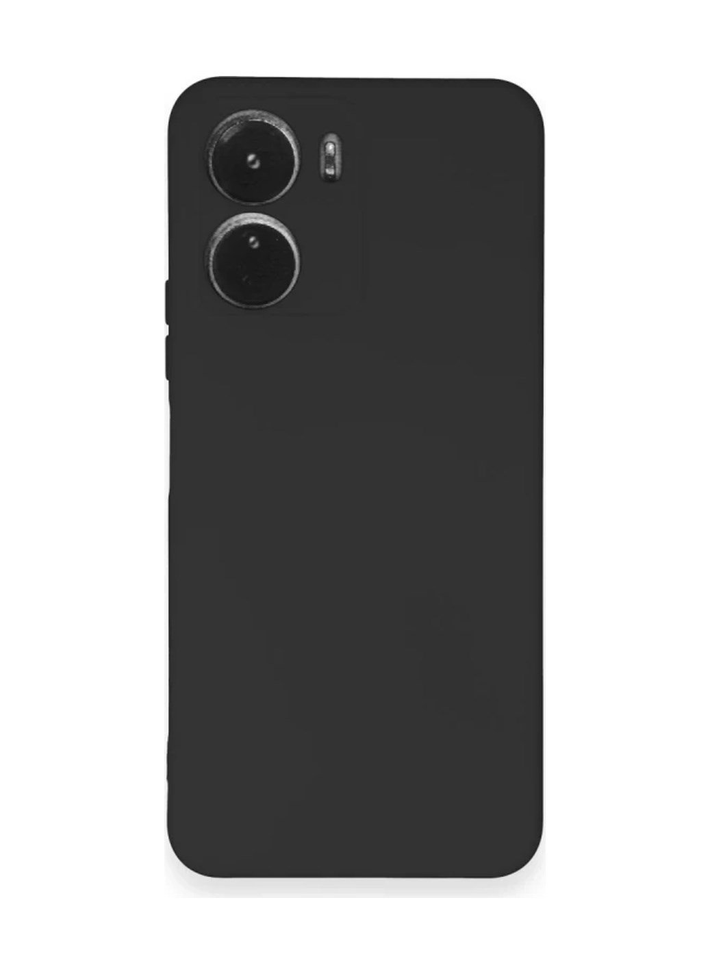 Vivo Y16 Uyumlu Kılıf Nano İçi Kadife Silikon - Siyah Belirtilmemiş