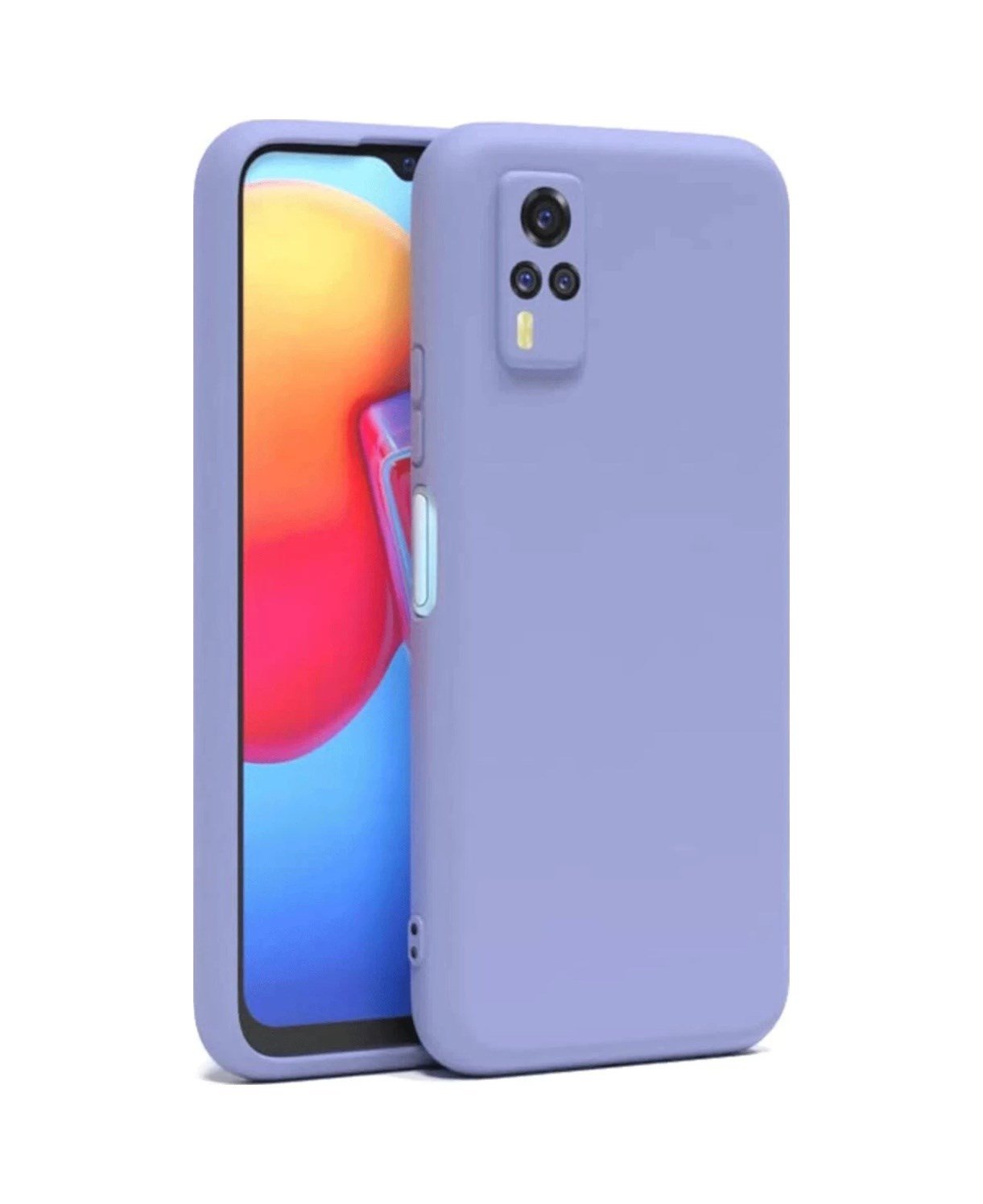 Vivo Y53s Uyumlu Kılıf Nano İçi Kadife Silikon - Lila Belirtilmemiş