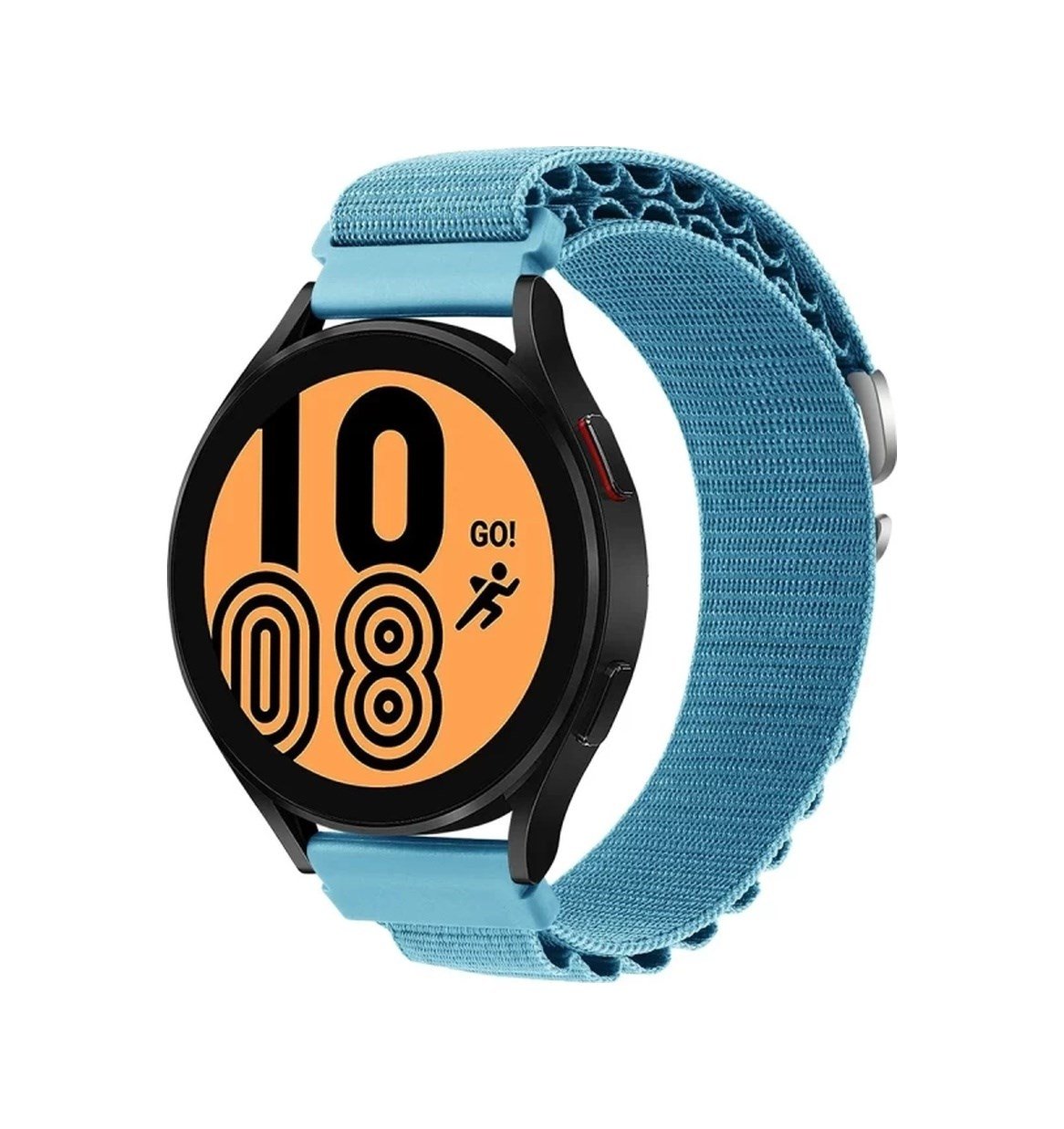 Watch 22mm Uyumlu Kr410 Kumaş Kordon - Mavi Diğer