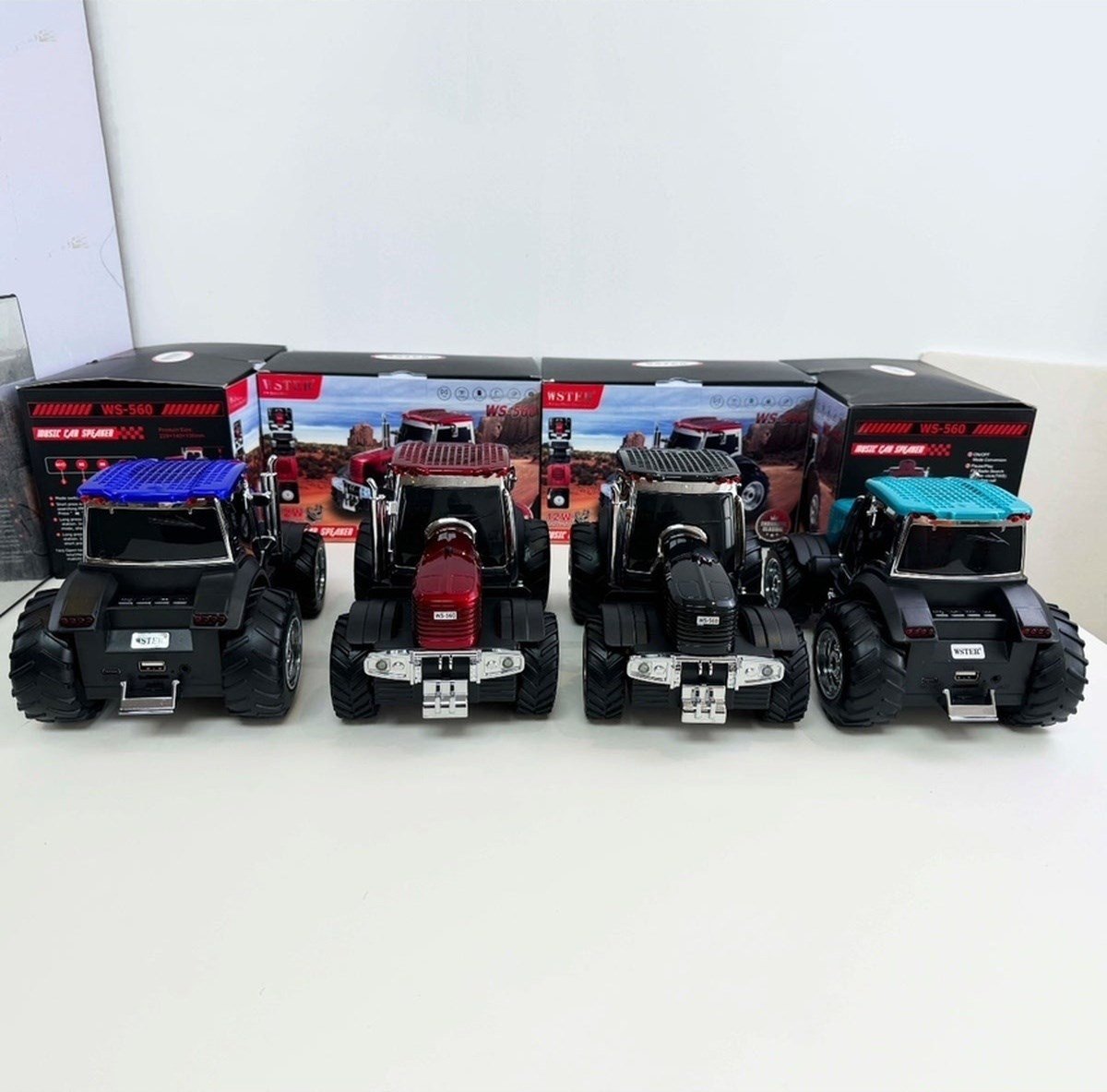 Wster Ws-560 Music Car Speaker 15w Traktor Çok Renkli