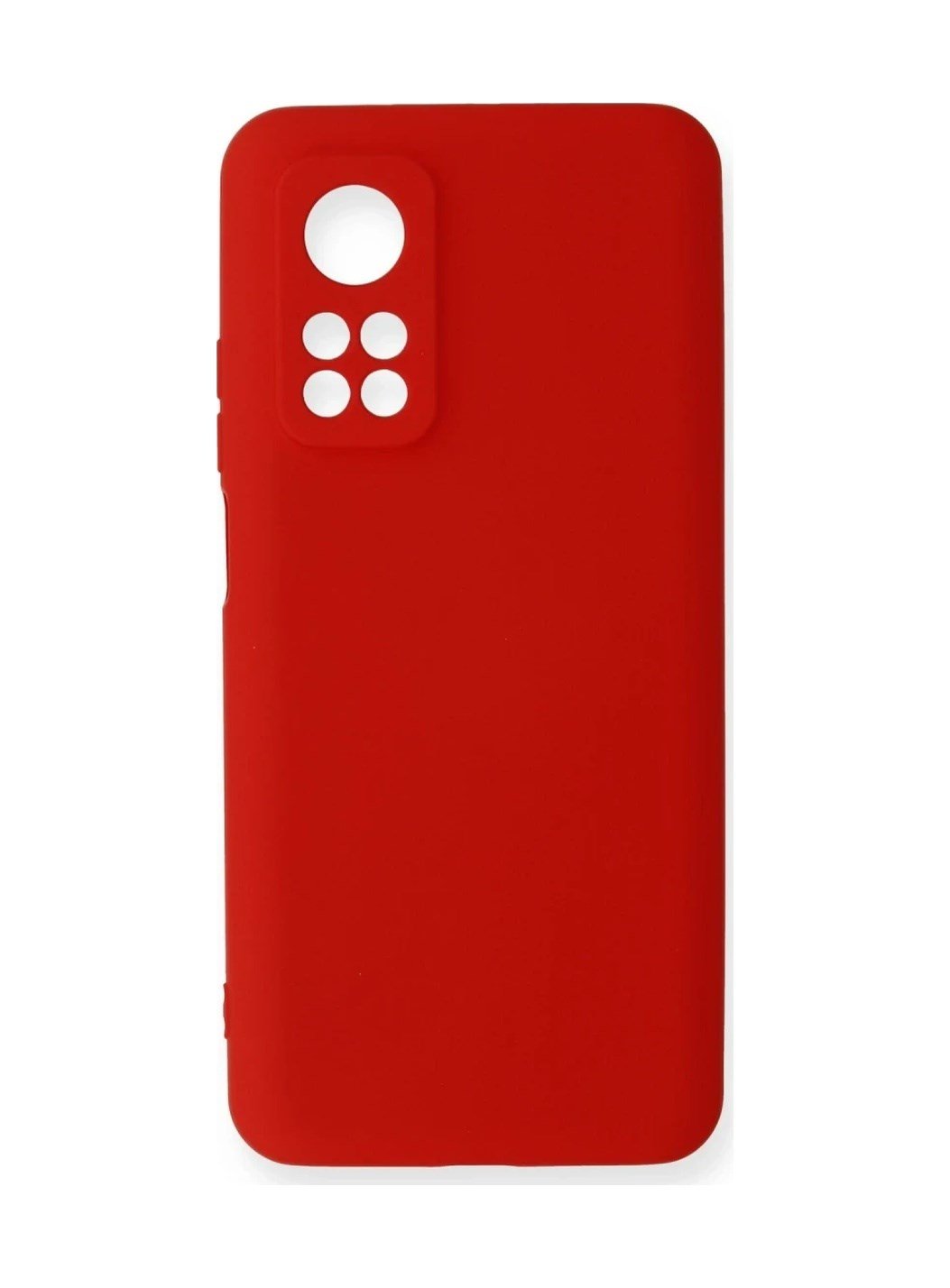 Xiaomi Mi 10t Kılıf Nano İçi Kadife Silikon - Kırmızı 0.2M-Çok Renkli