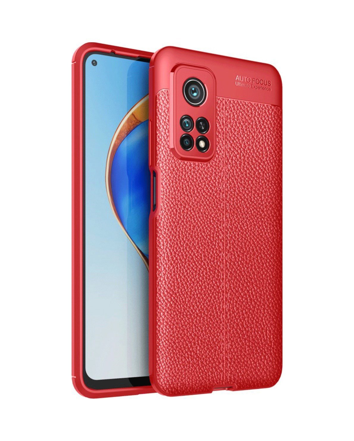 Xiaomi Mi 10t Pro Uyumlu Kılıf Auto Focus Kapak - Kırmızı Belirtilmemiş