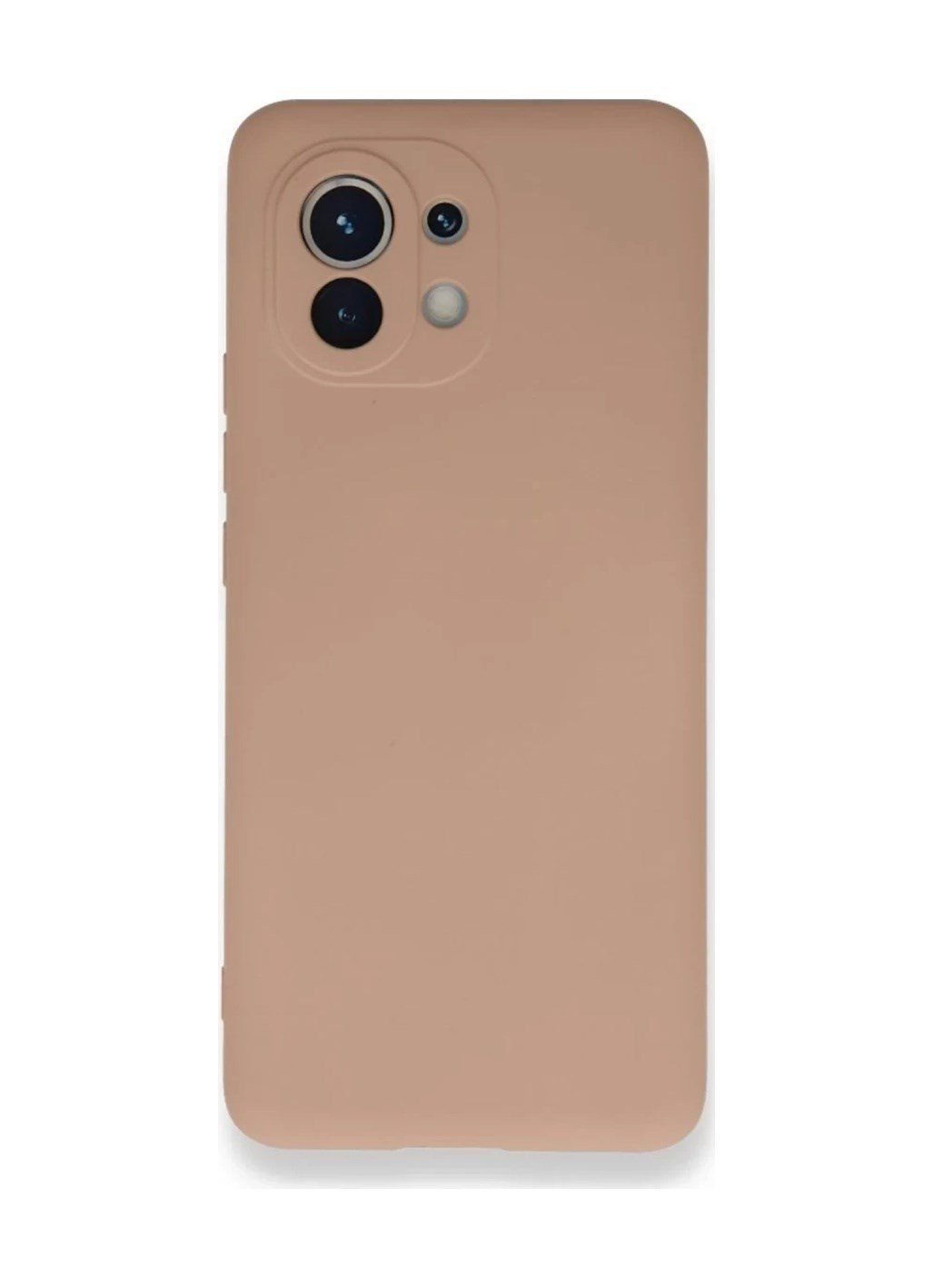 Xiaomi Mi 11 Uyumlu Kılıf Nano İçi Kadife Silikon - Pudra Belirtilmemiş