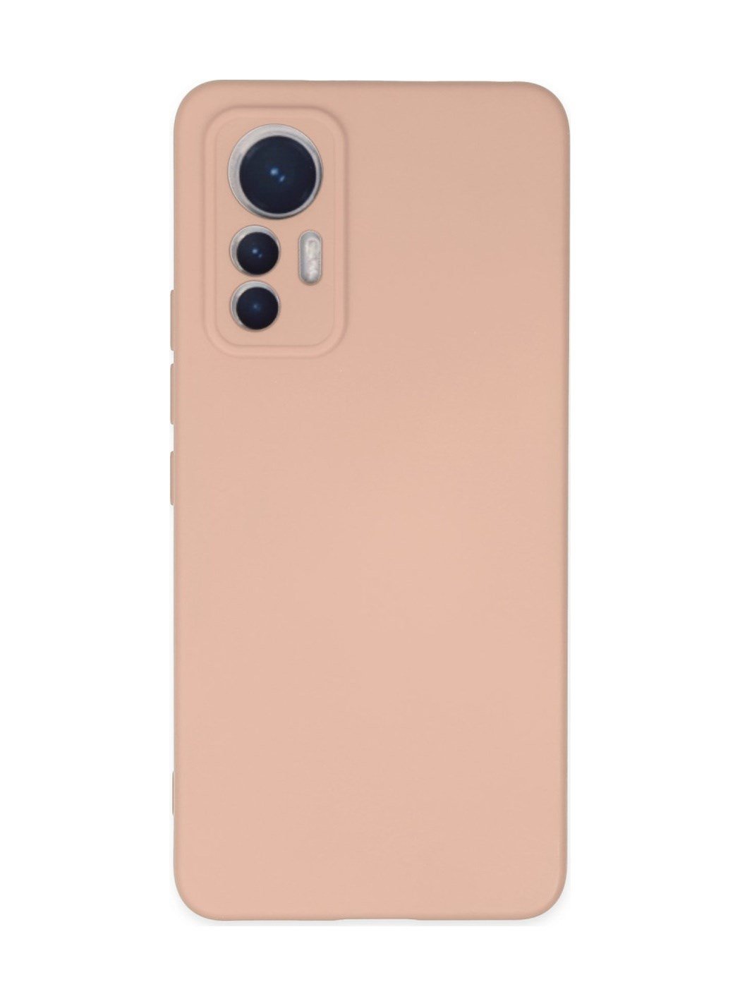 Xiaomi Mi 12 Lite Uyumlu Kılıf Nano İçi Kadife Silikon - Pudra Belirtilmemiş