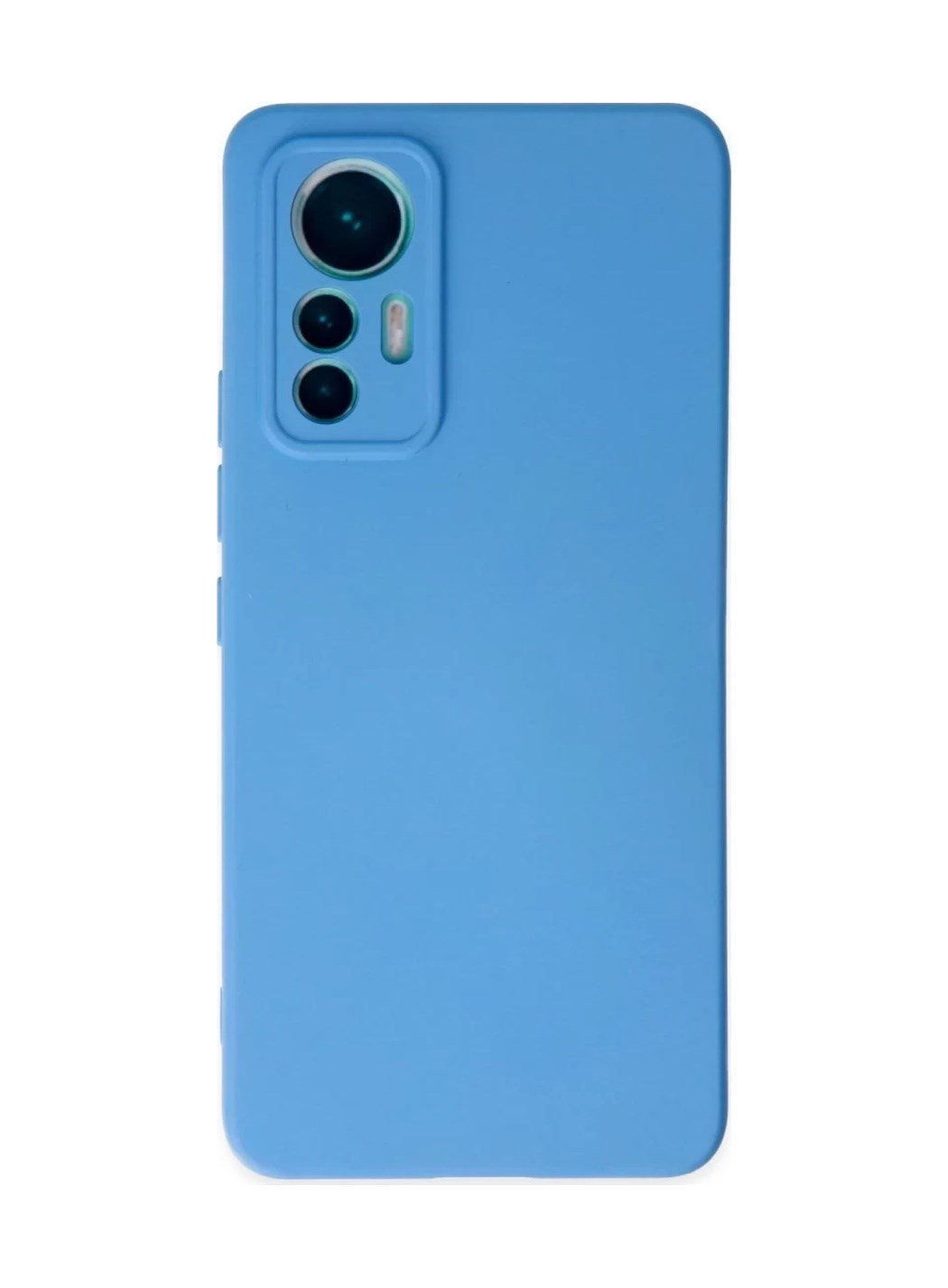 Xiaomi Mi 12 Lite Uyumlu Kılıf Nano İçi Kadife Silikon - Mavi Belirtilmemiş