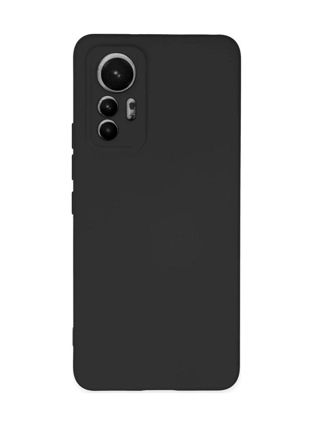 Xiaomi Mi 12 Lite Uyumlu Kılıf Nano İçi Kadife Silikon - Siyah Belirtilmemiş