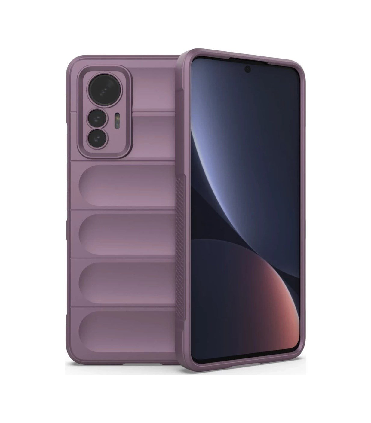 Xiaomi Mi 12 Lite Uyumlu Kılıf Optimum Silikon - Mor Belirtilmemiş