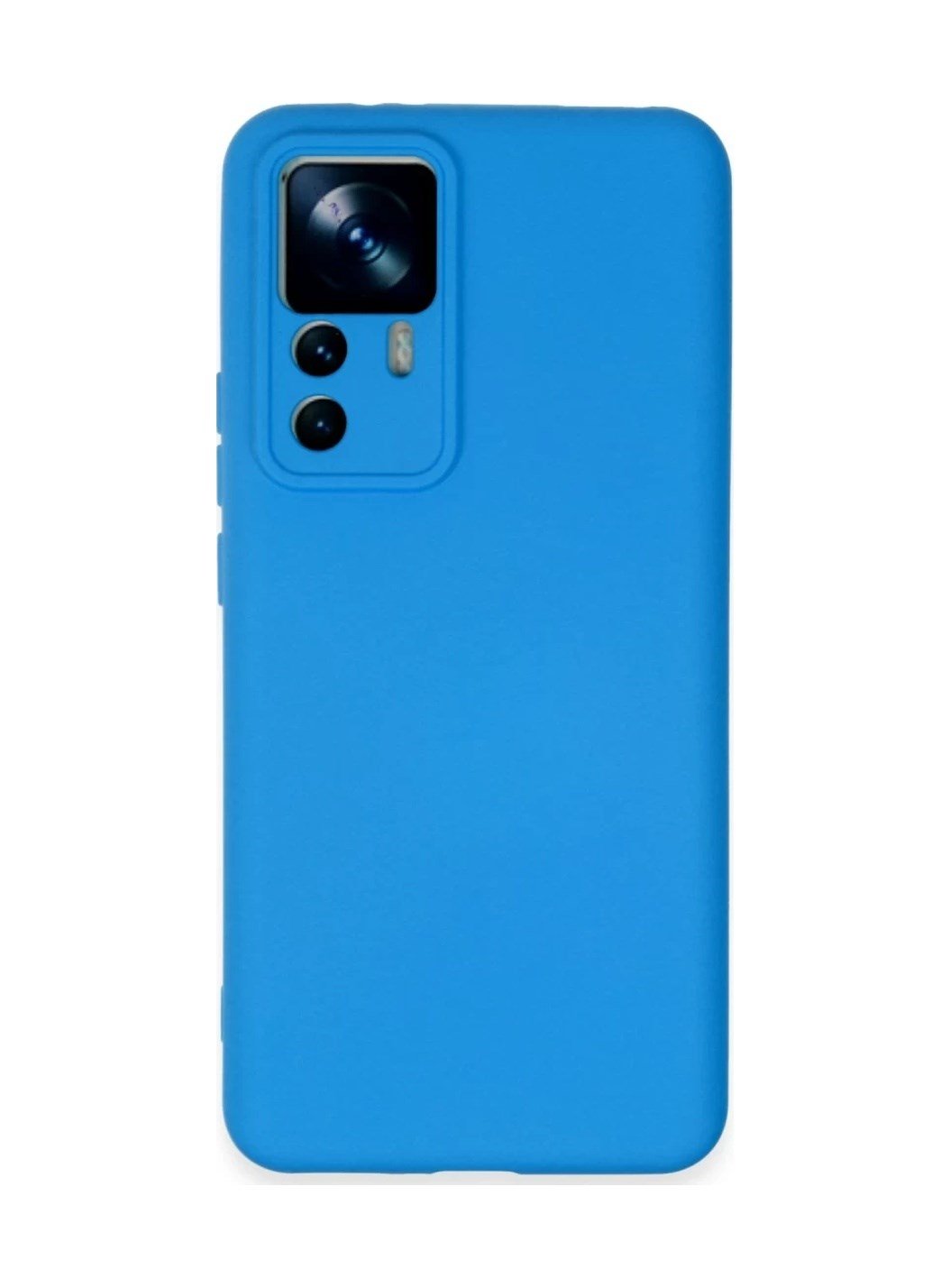 Xiaomi Mi 12t Pro Uyumlu Kılıf Nano İçi Kadife Silikon - Mavi Belirtilmemiş