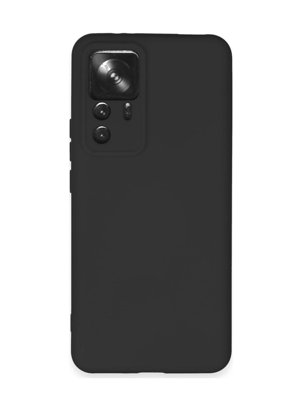 Xiaomi Mi 12t Pro Uyumlu Kılıf Nano İçi Kadife Silikon - Siyah Belirtilmemiş