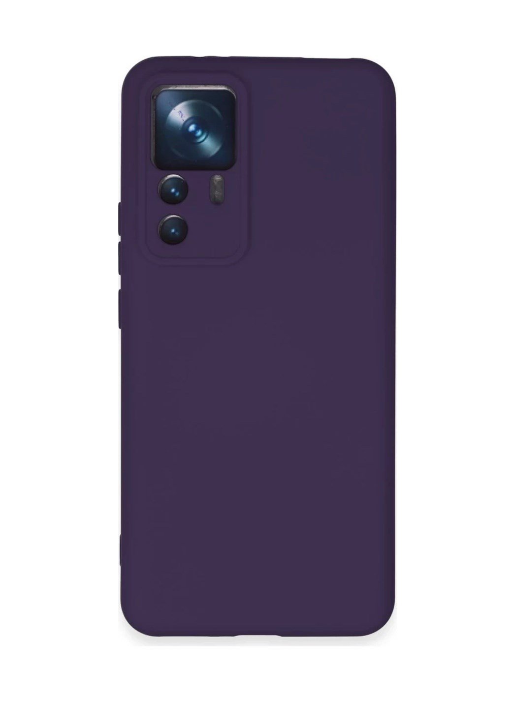 Xiaomi Mi 12t Pro Uyumlu Kılıf Nano İçi Kadife Silikon - Mor Belirtilmemiş