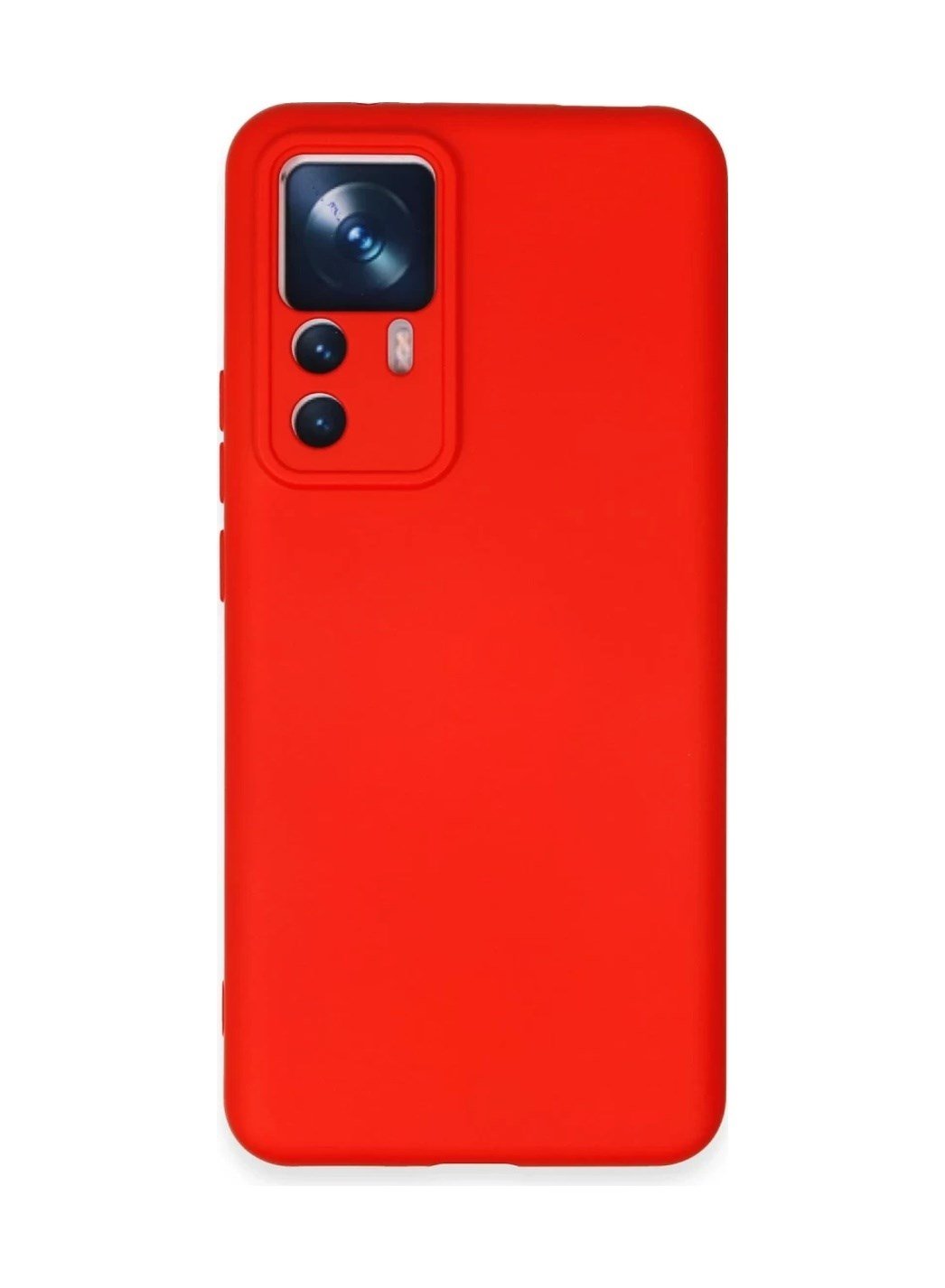 Xiaomi Mi 12t Pro Uyumlu Kılıf Nano İçi Kadife Silikon - Kırmızı Belirtilmemiş