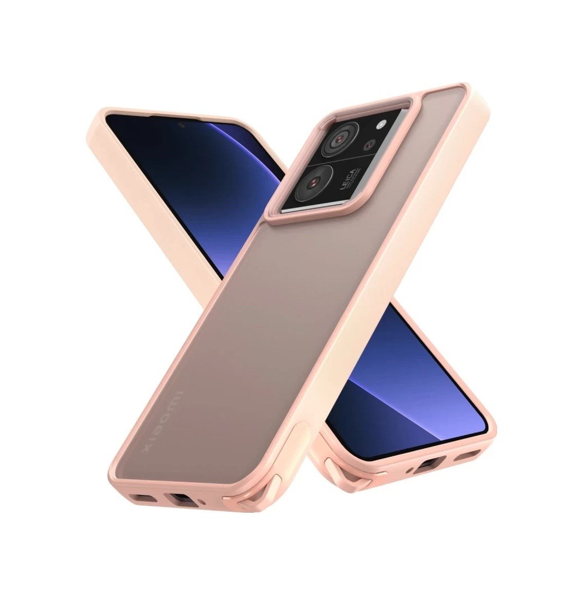 Xiaomi Mi 13t Uyumlu Kılıf Elegant Kapak - Pudra Belirtilmemiş