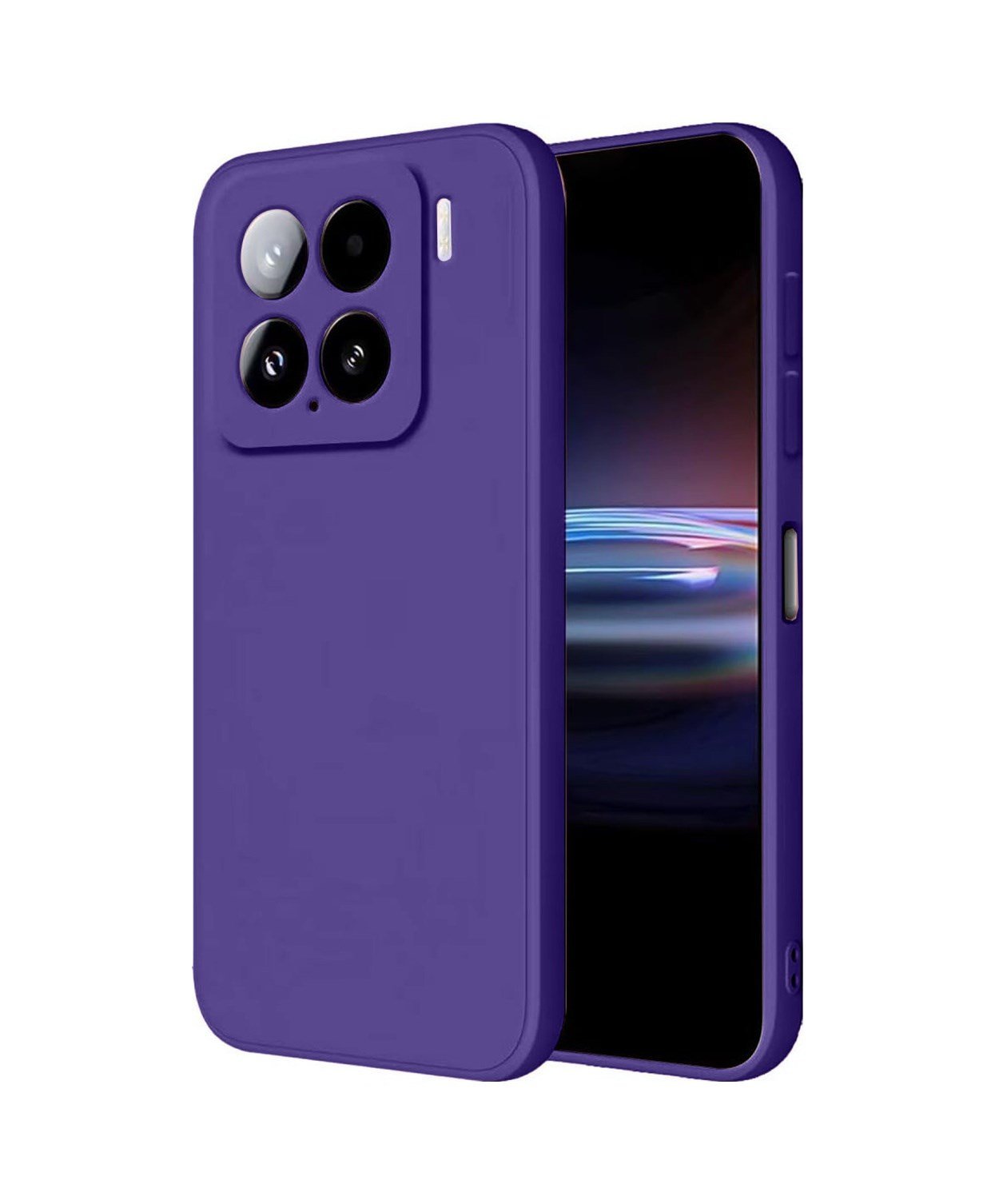 Xiaomi Mi 15 Uyumlu Kılıf Nano İçi Kadife Silikon - Mor Belirtilmemiş