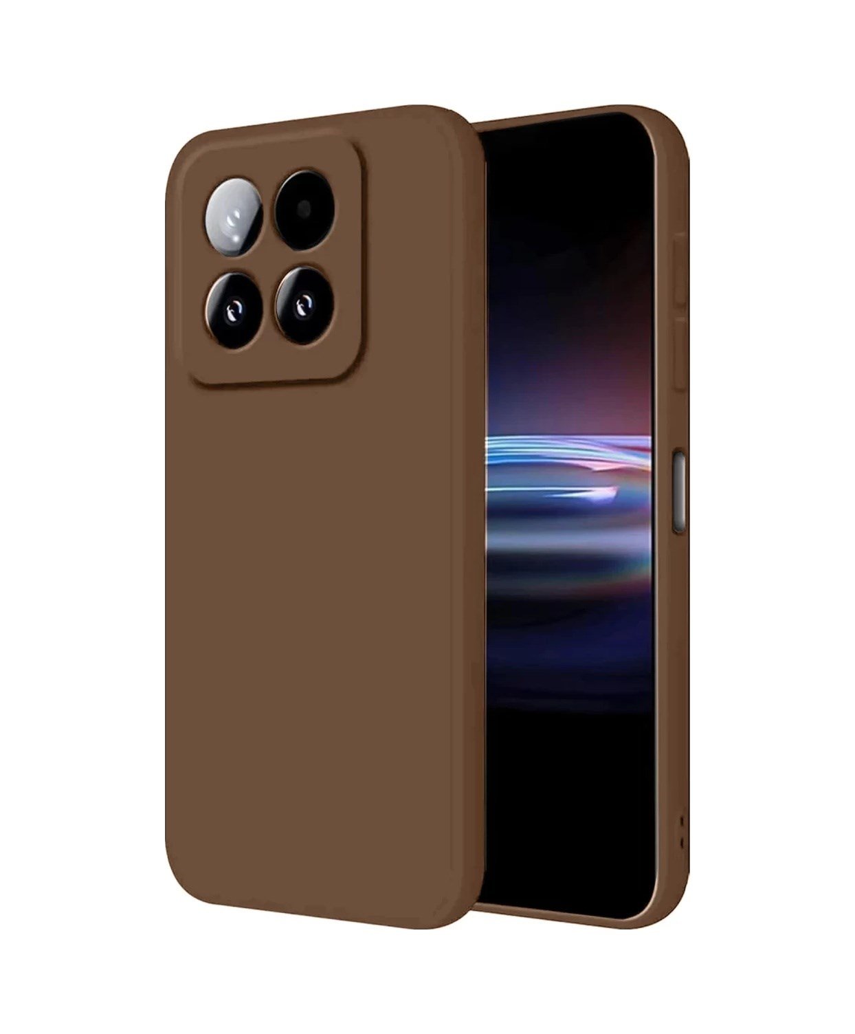 Xiaomi Mi 15t Uyumlu First Silikon - Kahverengi Belirtilmemiş
