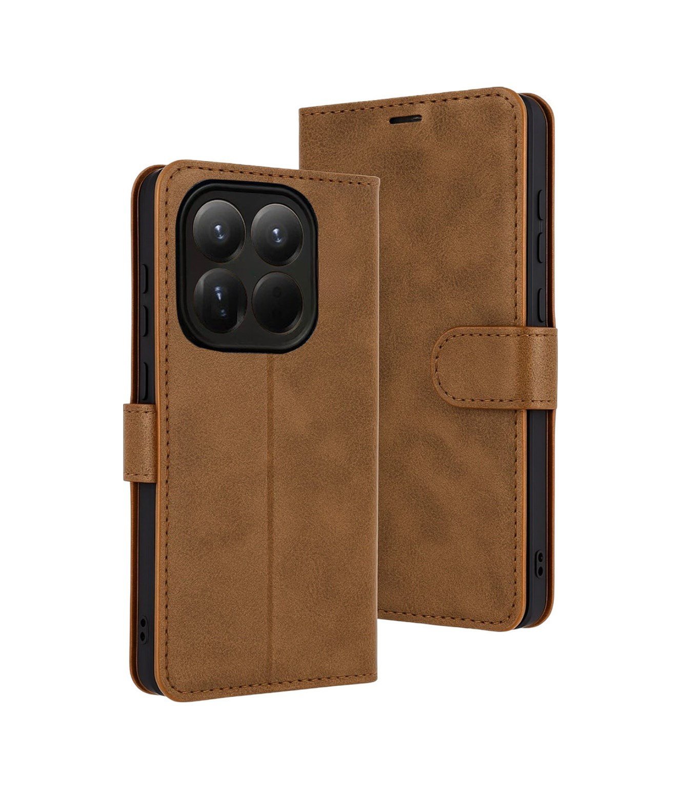 Xiaomi Mi 15t Uyumlu Trend S Plus Kapaklı Kılıf - Taba Belirtilmemiş