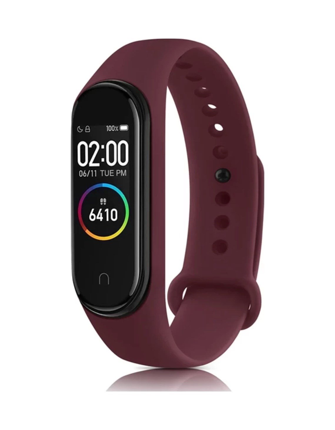 Xiaomi Mi Band 4 Uyumlu Klasik Kordon - Mürdüm -
