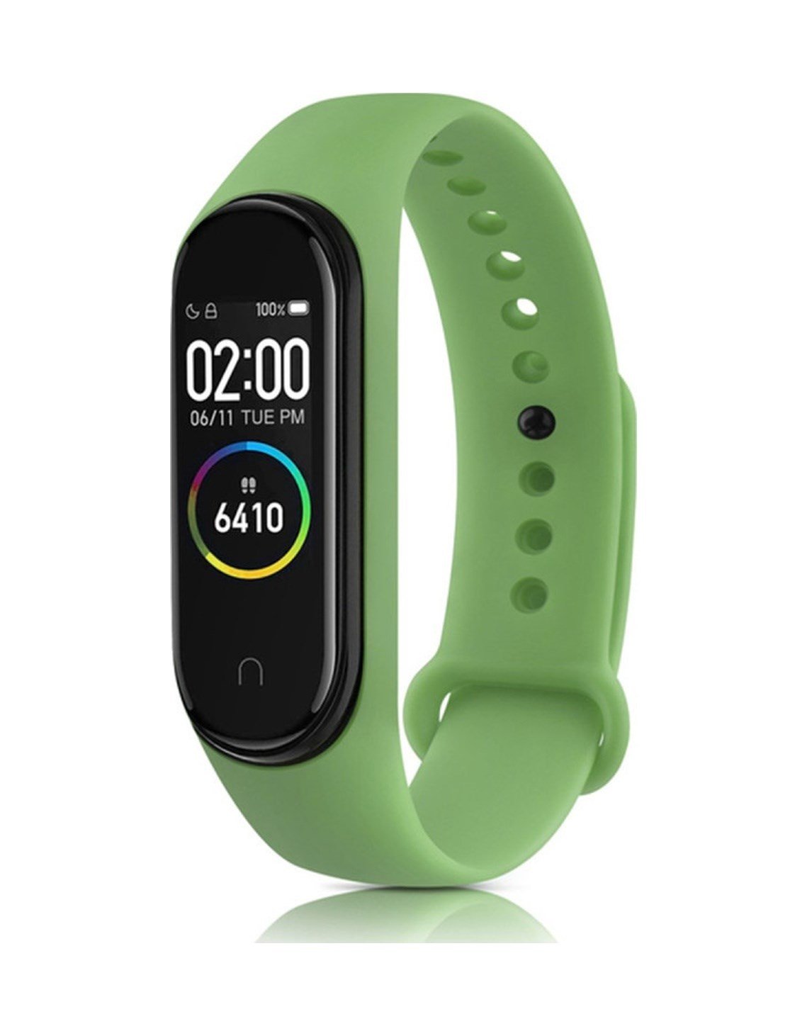 Xiaomi Mi Band 7 Uyumlu Klasik Kordon - Açık Yeşil -