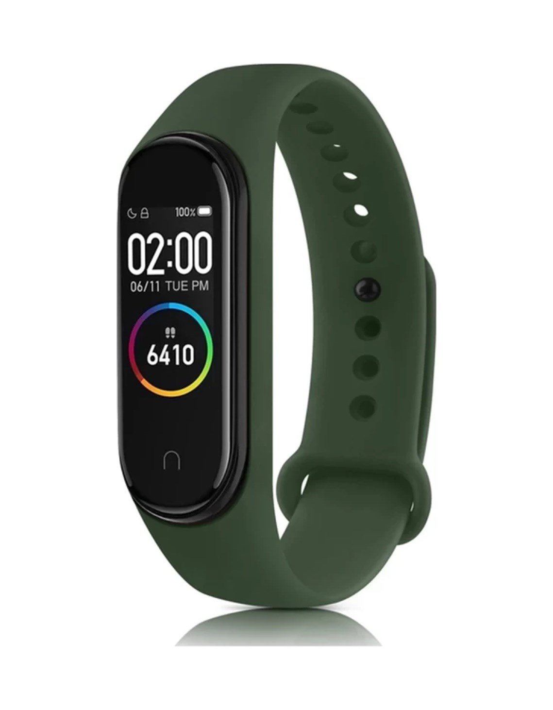 Xiaomi Mi Band 7 Uyumlu Klasik Kordon - Haki Yeşil -