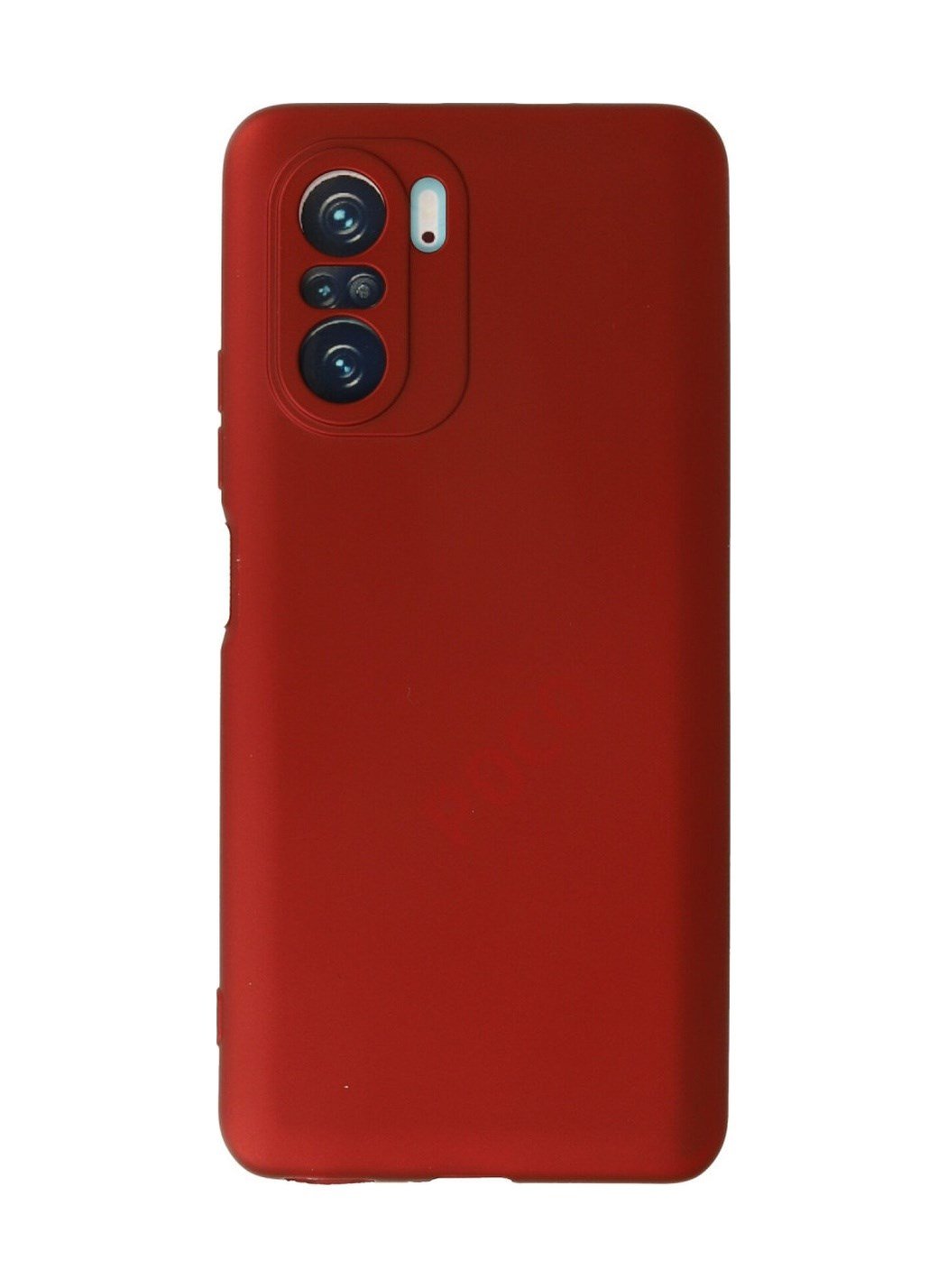 Xiaomi Poco F3 Uyumlu Kılıf First Silikon - Kırmızı Belirtilmemiş
