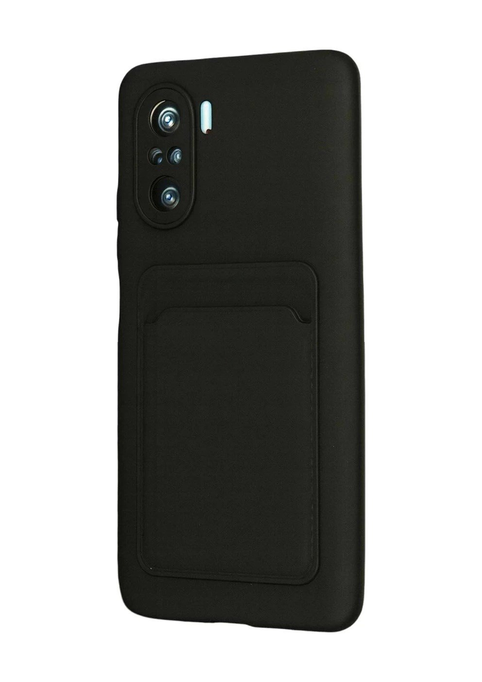 Xiaomi Poco F3 Uyumlu Kılıf Kelvin Kartvizitli Silikon - Siyah Belirtilmemiş