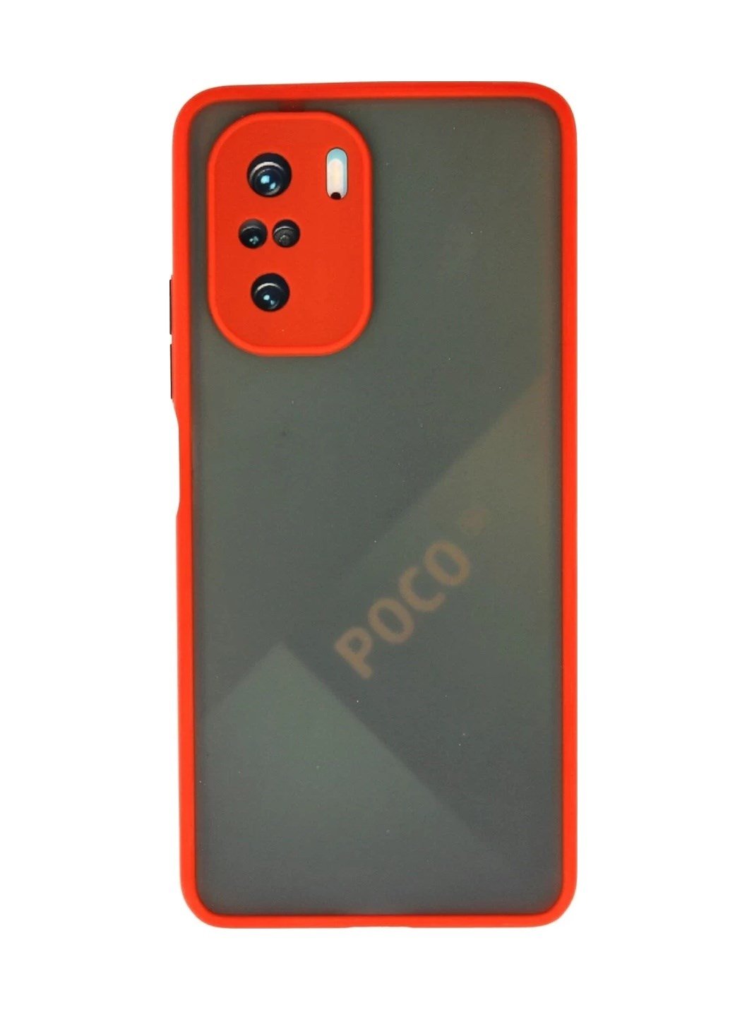 Xiaomi Poco F3 Uyumlu Kılıf Montreal Silikon Kapak - Kırmızı Belirtilmemiş
