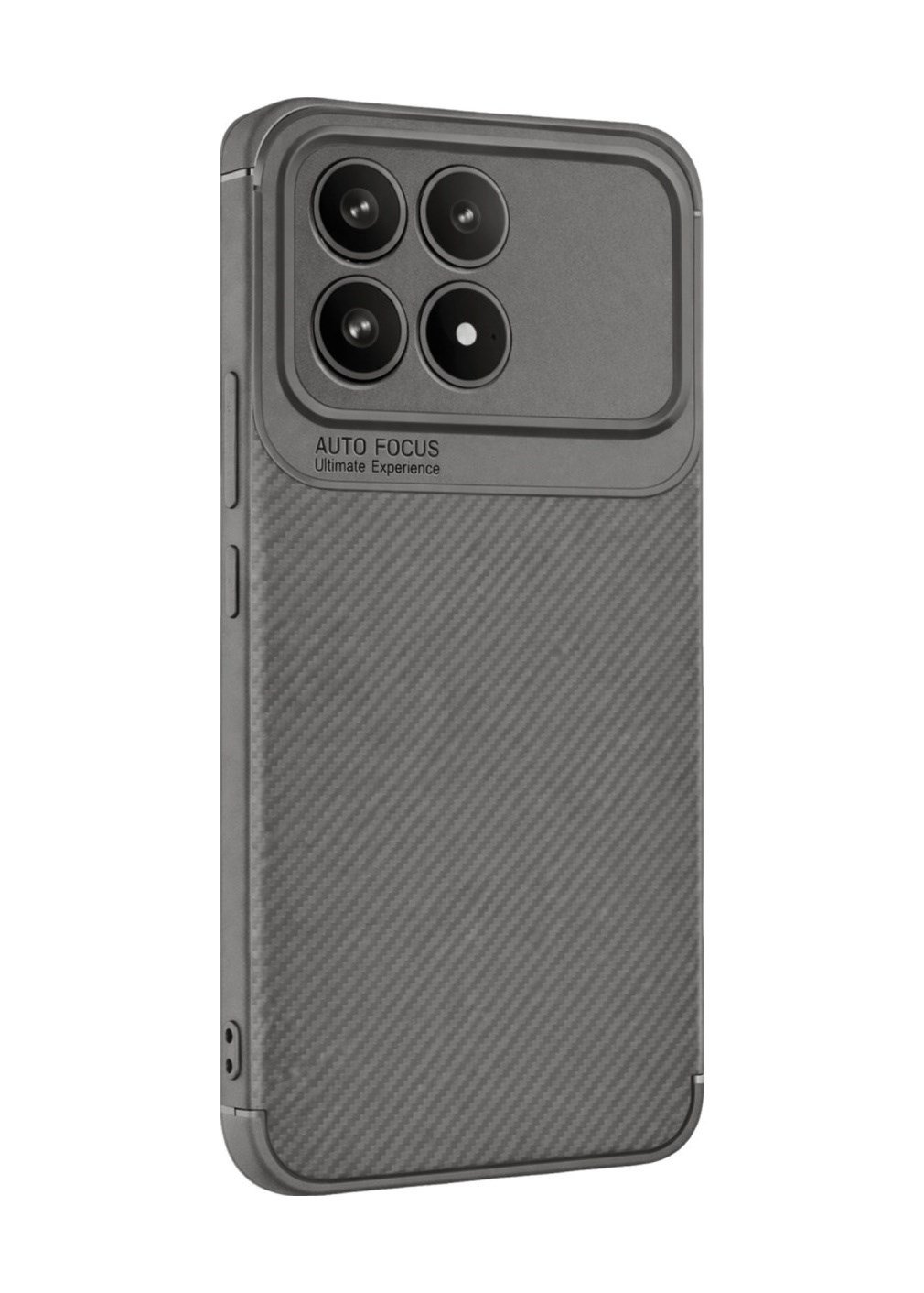 Xiaomi Poco F8 Pro Uyumlu Auto Focus Karbon Kapak - Gri Belirtilmemiş