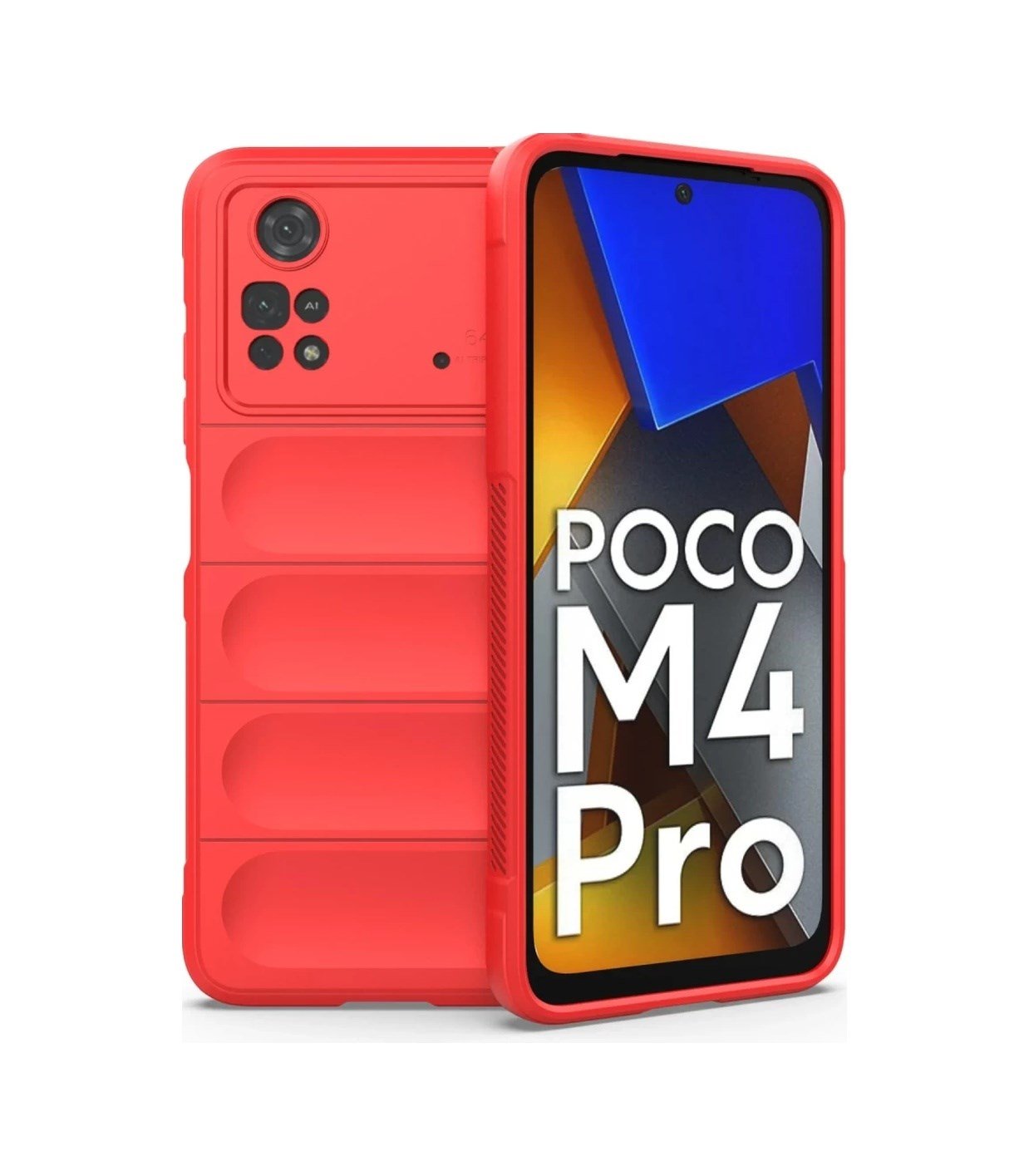 Xiaomi Poco M4 Pro 4g Uyumlu Kılıf Optimum Silikon - Kırmızı Belirtilmemiş