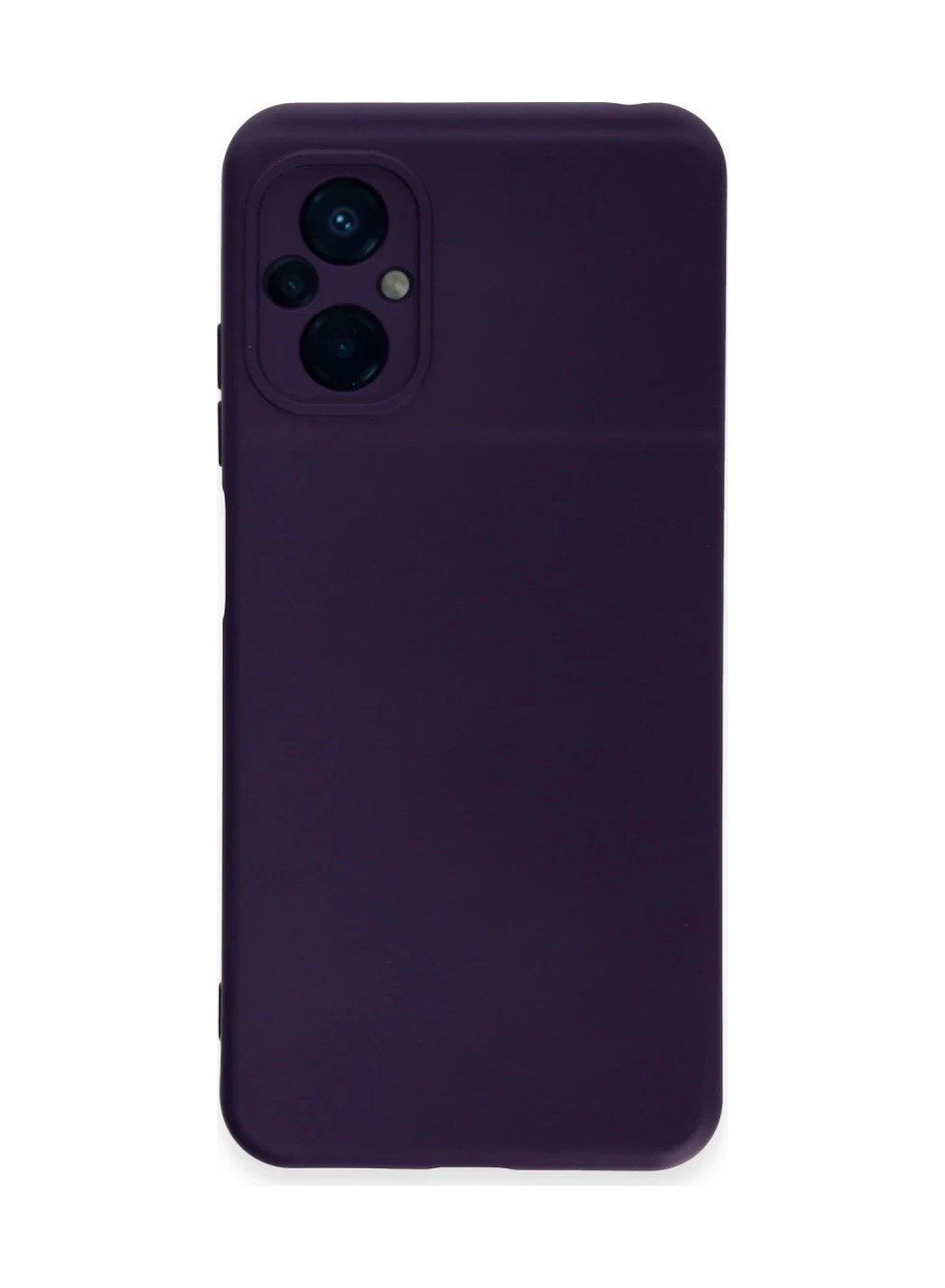 Xiaomi Poco M5 Uyumlu Kılıf Nano İçi Kadife Silikon - Mor Belirtilmemiş