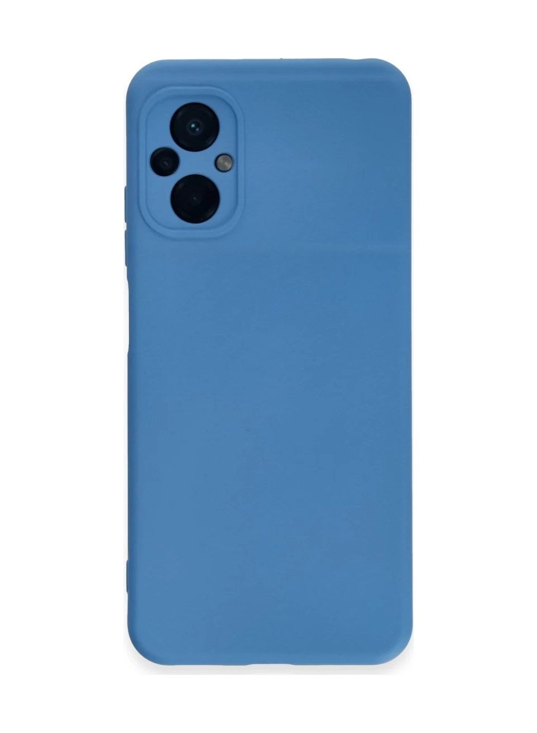 Xiaomi Poco M5 Uyumlu Kılıf Nano İçi Kadife Silikon - Mavi Belirtilmemiş