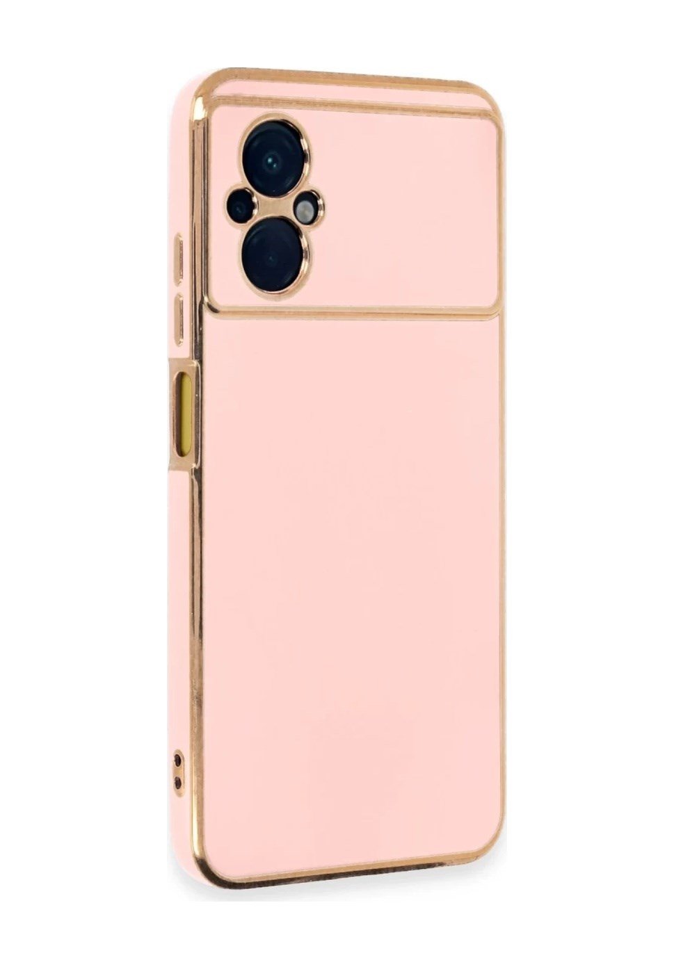 Xiaomi Poco M5 Uyumlu Kılıf Volet Silikon - Pembe Belirtilmemiş