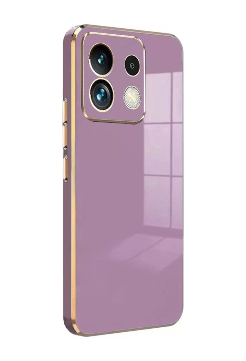 Xiaomi Poco M6 Pro 4g Uyumlu Kılıf Volet Silikon - Mor Belirtilmemiş