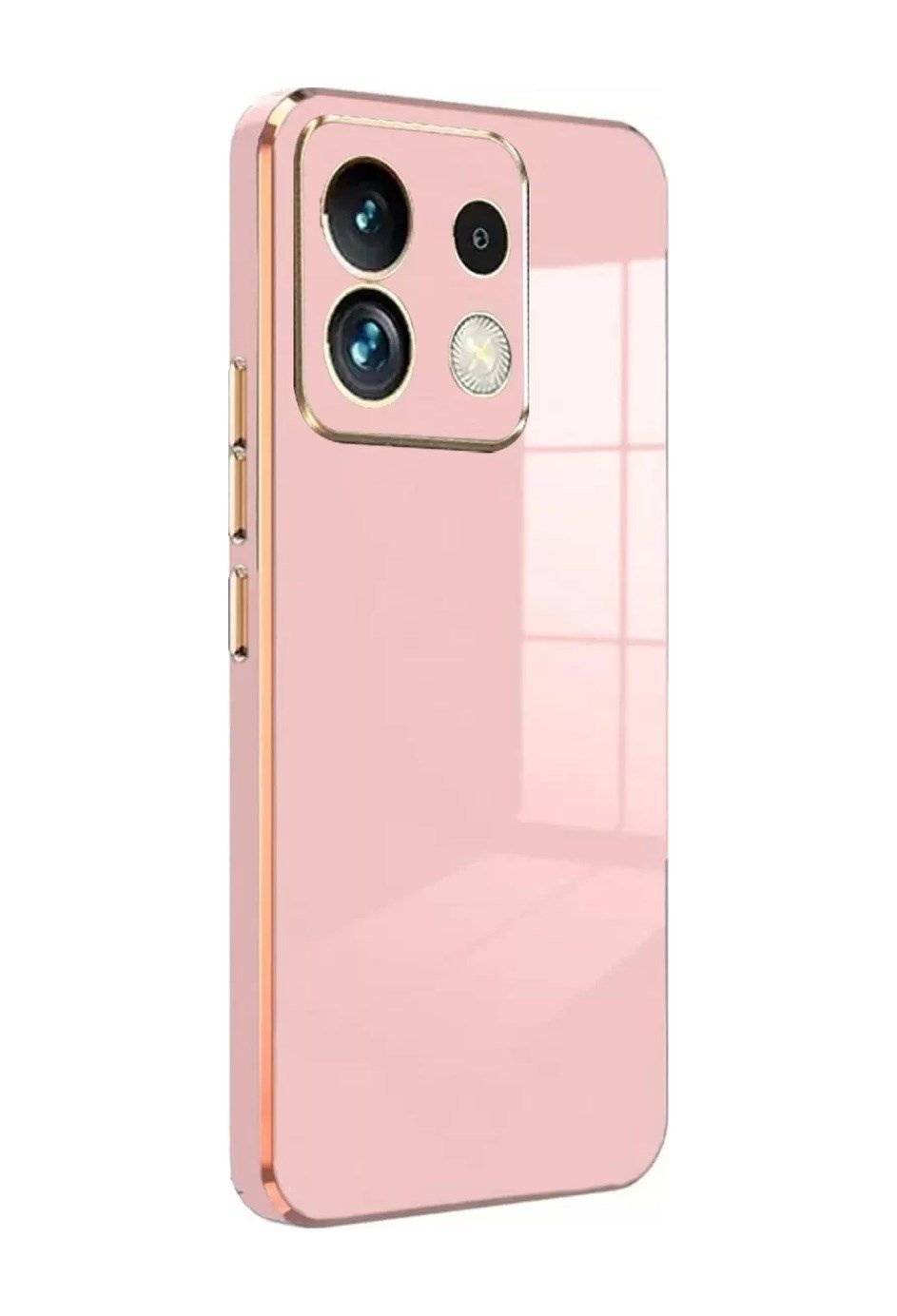 Xiaomi Poco M6 Pro 4g Uyumlu Kılıf Volet Silikon - Pembe Belirtilmemiş
