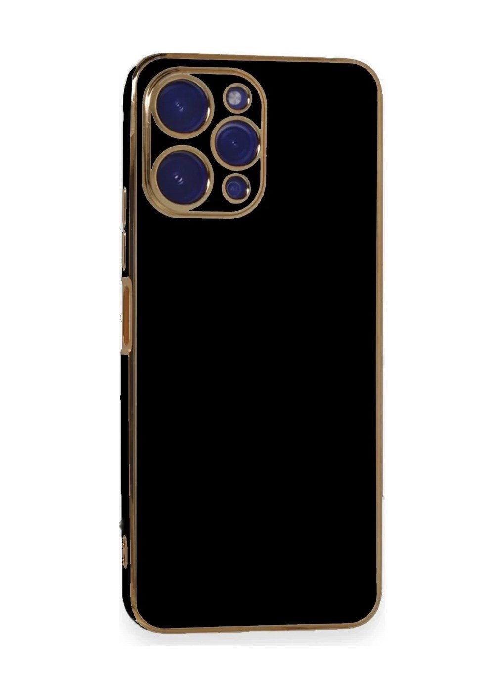 Xiaomi Poco M6 Pro 5g Uyumlu Kılıf Volet Silikon - Siyah Belirtilmemiş