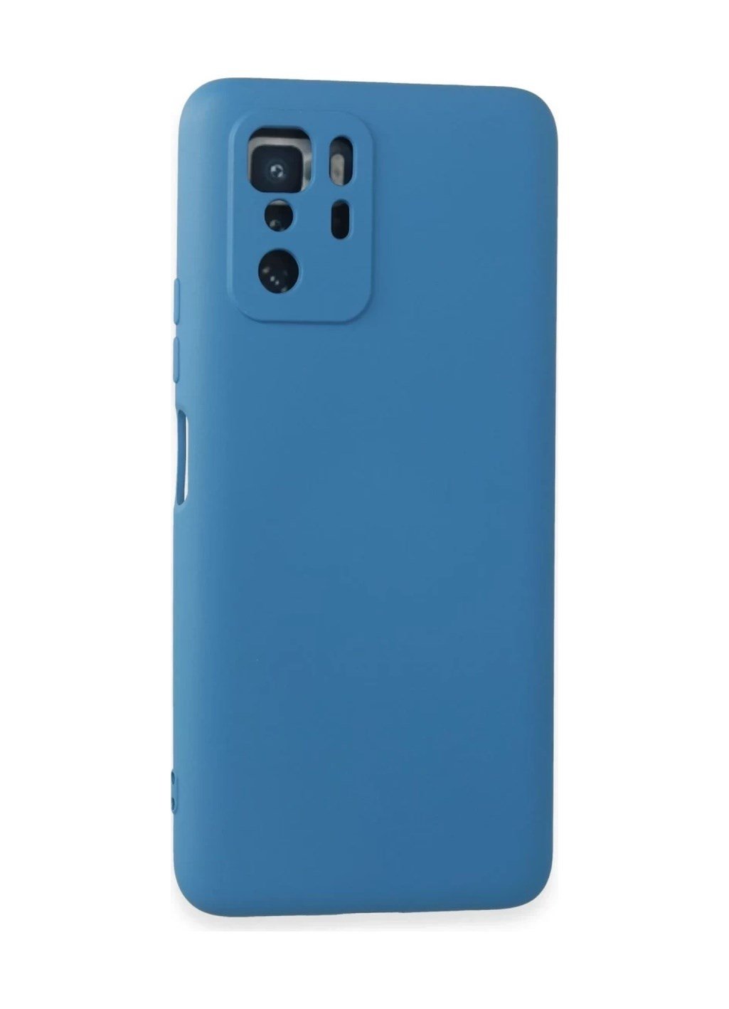 Xiaomi Poco X3 Gt Uyumlu Kılıf Nano İçi Kadife Silikon - Mavi Belirtilmemiş
