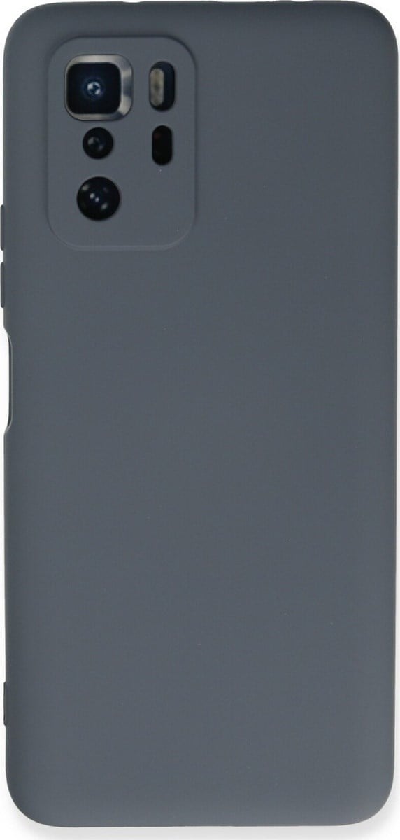 Xiaomi Poco X3 Gt Uyumlu Kılıf Nano İçi Kadife Silikon - Gri Belirtilmemiş