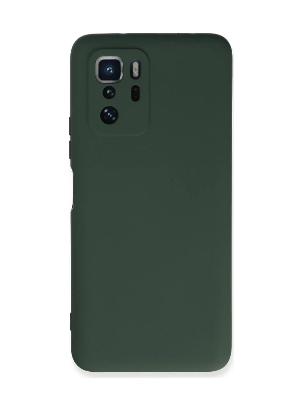Xiaomi Poco X3 Gt Uyumlu Kılıf Nano İçi Kadife Silikon - Koyu Yeşil Belirtilmemiş