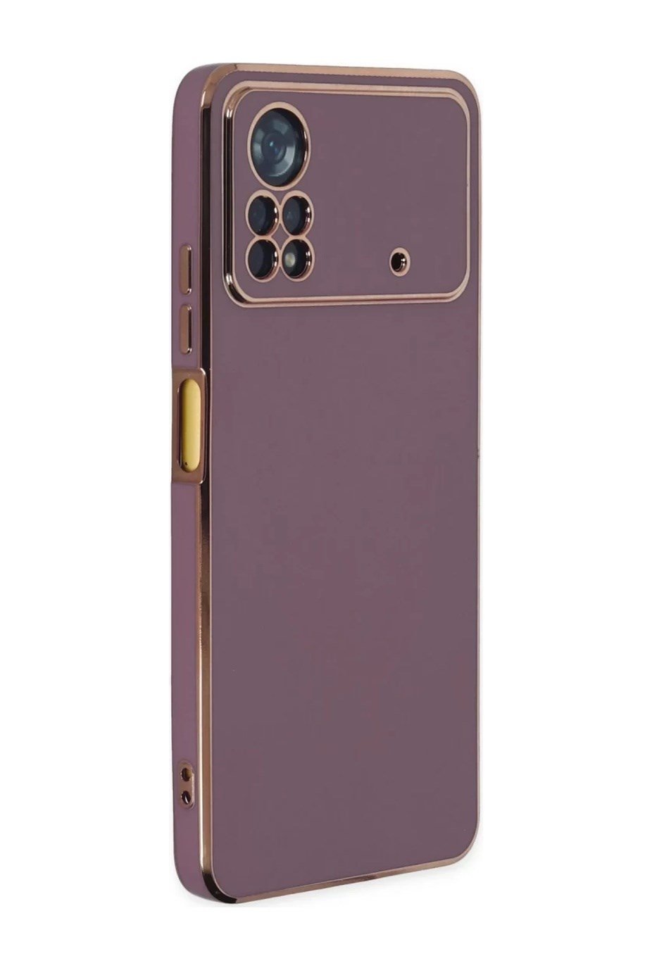 Xiaomi Poco X4 Pro 5g Uyumlu Kılıf Volet Silikon - Mor Belirtilmemiş