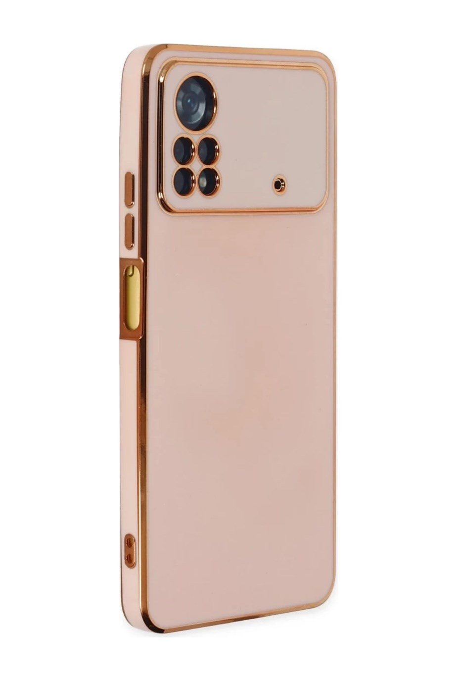 Xiaomi Poco X4 Pro 5g Uyumlu Kılıf Volet Silikon - Pembe Belirtilmemiş
