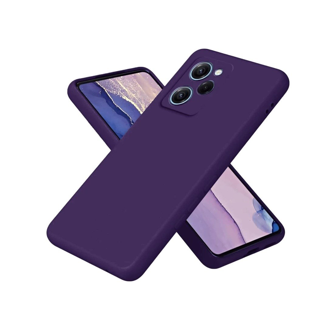 Xiaomi Poco X5 Pro 5g Uyumlu Nano İçi Kadife Silikon - Mor Belirtilmemiş