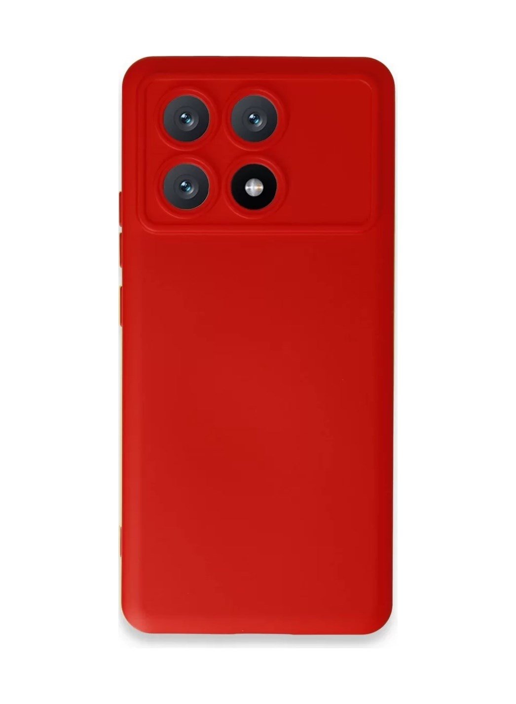 Xiaomi Poco X6 Pro Uyumlu Kılıf Nano İçi Kadife Silikon - Kırmızı Belirtilmemiş