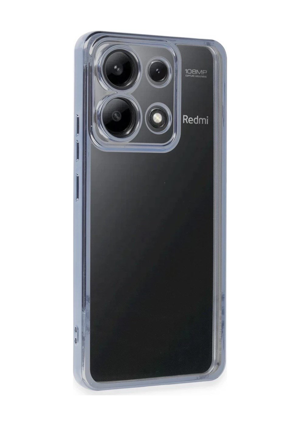 Xiaomi Poco X6 Uyumlu Kılıf Lensli Silikon - Açık Mavi Belirtilmemiş