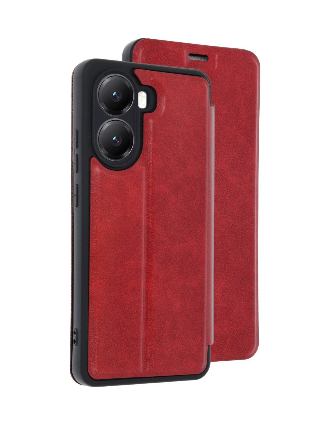 Xiaomi Poco X7 Pro Uyumlu Kılıf Flip Cover - Kırmızı Belirtilmemiş