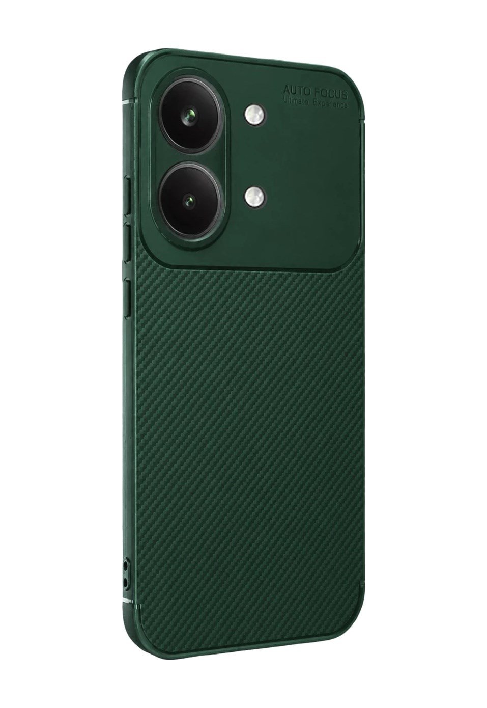 Xiaomi Poco X8 Pro Max Uyumlu Auto Focus Karbon Kapak - Koyu Yeşil Belirtilmemiş