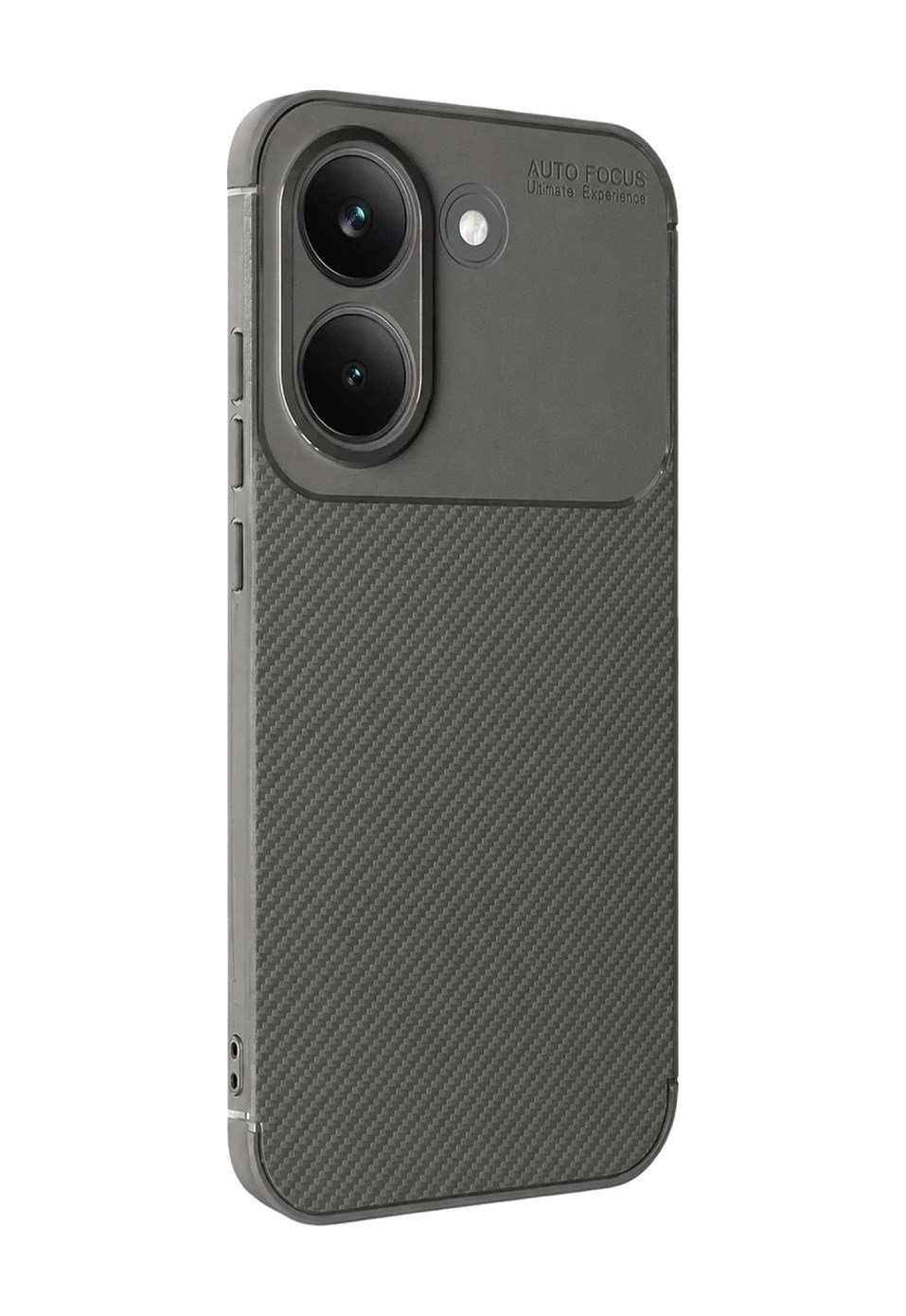 Xiaomi Poco X8 Pro Uyumlu Auto Focus Karbon Kapak - Gri Belirtilmemiş